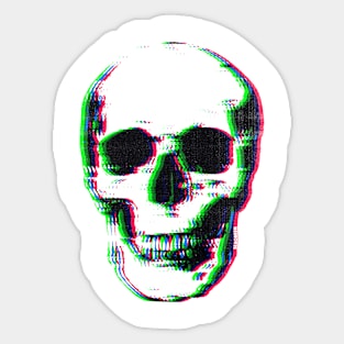 Trippy Skull Sticker